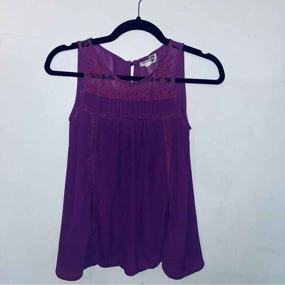 Purple Sleeveless Blouse Size XS - Picture 1 of 3